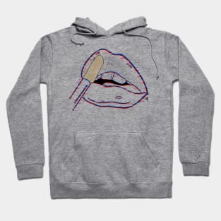 Lipstick Glitch Hoodie